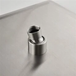 WELLFOR Brushed Nickel 12-in Rain Shower Head