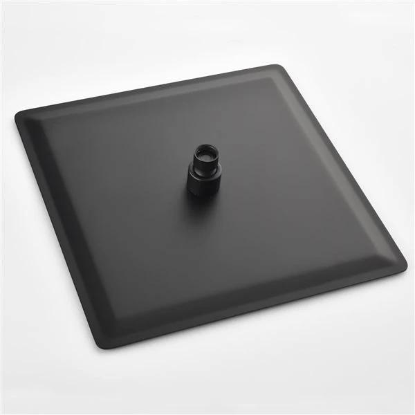 WELLFOR Matte Black 12-in Rain Shower Head - Image 3