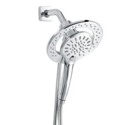 Akuaplus Vera Chrome 1-Handle Shower Faucet With Valve Included