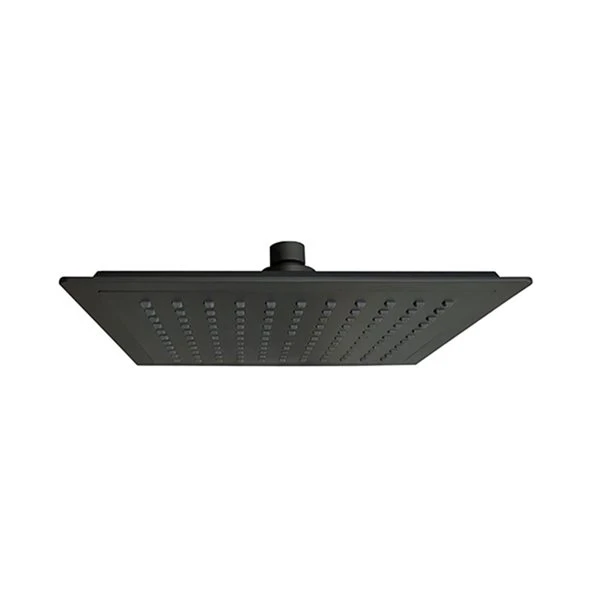 Akuaplus 1-Spray Matte Black Square Shower Head - Image 3