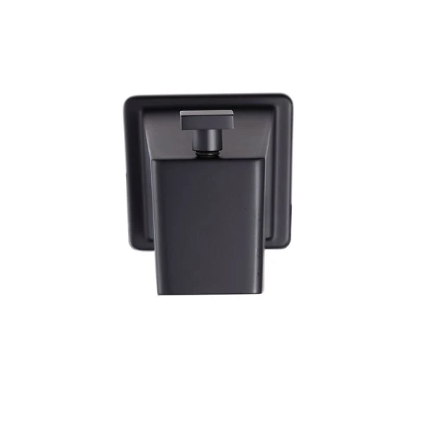 Akuaplus 1/2-in Matte Black Square Bathtub Spout With Diverter - Image 2