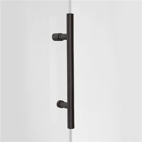Turin Horizon 60 X 75-in Semi-Frameless Sliding Alcove Shower Door With Clear Glass - Oil Rubbed Bronze - Image 5