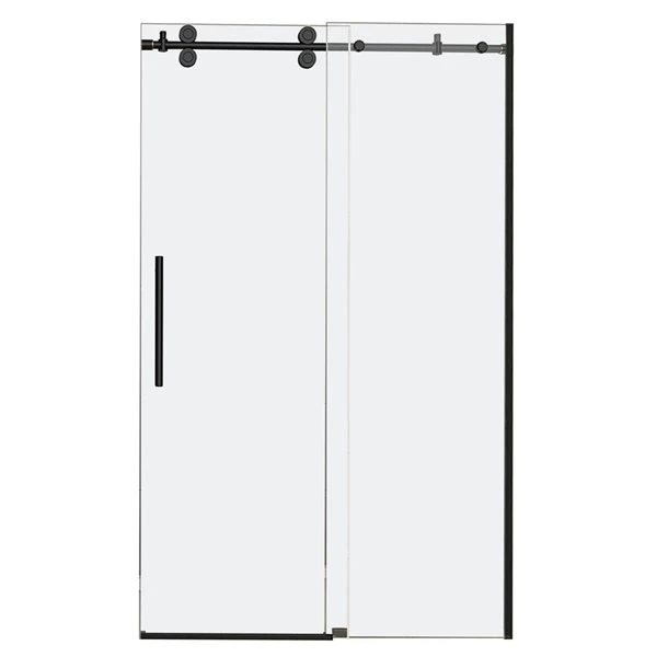 Turin Horizon 60 X 75-in Semi-Frameless Sliding Alcove Shower Door With Clear Glass - Oil Rubbed Bronze - Image 2