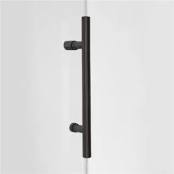 Turin Vertiges 60 X 40 X 75-in Semi-Frameless Sliding Corner Shower Door With Clear Glass - Oil Rubbed Bronze