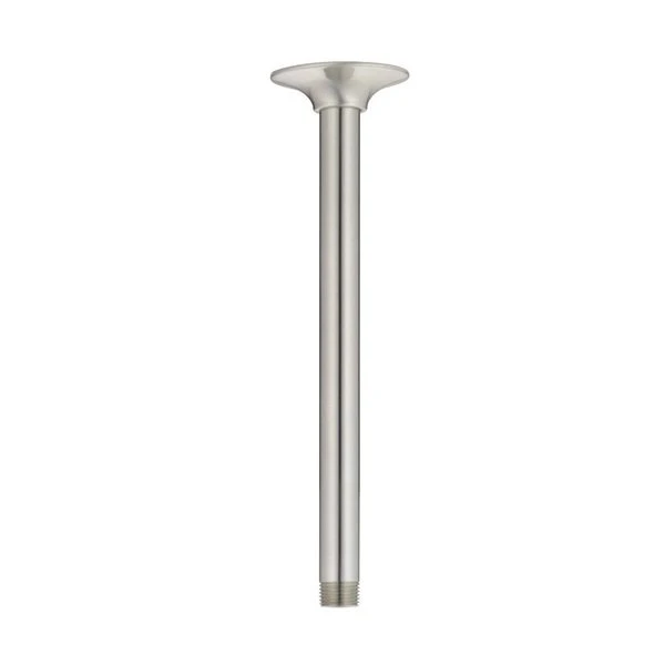CraftX 10-in Brushed Nickel Ceiling Mount Shower Arm And Flange