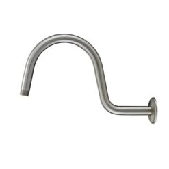 CraftX 12-in Brushed Nickel S Style Shower Arm And Flange