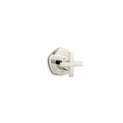 KOHLER Polished Nickel Occasion Volume Control Valve Trim With Cross Handle