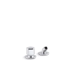 KOHLER Occasion Polished Chrome Deck-Mount Handshower Holder And Two-Way Diverter Valve