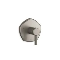 KOHLER Brushed Nickel Occasion Rite-Temp Pressure-Balancing Valve Trim With Lever Handle