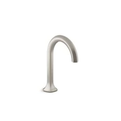 KOHLER Occasion Brushed Nickel Bathroom Sink Faucet Spout With Cane Design - 1.2 Gpm