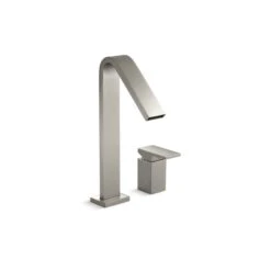 KOHLER Loure Vibrant Brushed Nickel One-Handle Deck Mount Roman Bathtub Faucet