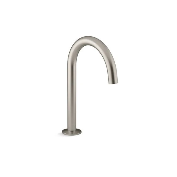 KOHLER Components Deck-Mount Brushed Nickel Bathtub Tube Design Spout