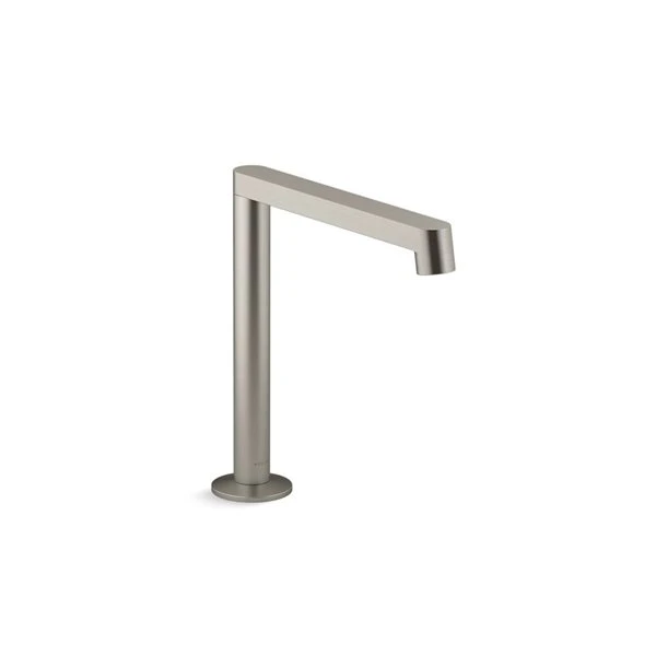 KOHLER Components Deck-Mount Brushed Nickel Bathtub Row Design Spout
