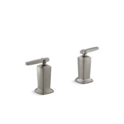 KOHLER Margaux Vibrant Brushed Nickel Lever Bathtub Faucet Handles