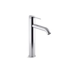 KOHLER Components Tall Polished Chrome One-handle Single Hole Bathroom Vessel-Sink Faucet With Drain