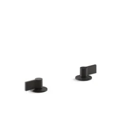 KOHLER Components Matte Black Lever Bathtub Faucet Handles