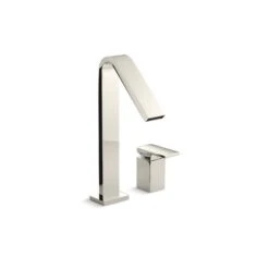 KOHLER Loure Vibrant Polished Nickel One-Handle Deck Mount Roman Bathtub Faucet