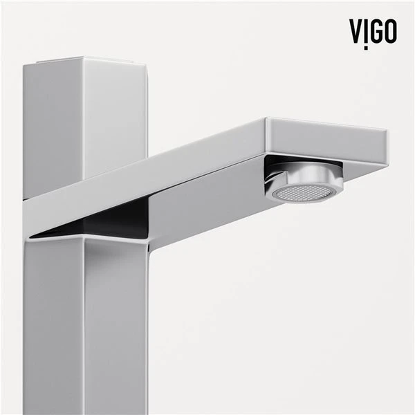 VIGO Nova Single Hole Single Handle Vessel Bathroom Faucet In Chrome
