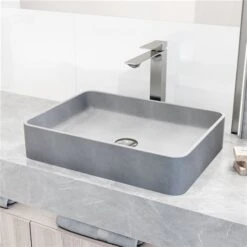 VIGO Dunn Vessel Bathroom Faucet In Brushed Nickel