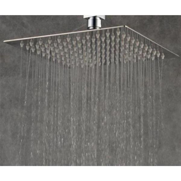 DROP Bath And Kitchen Chrome 10-in Rain Shower Head 2.2 Gpm (8.3 Lpm) - Image 5
