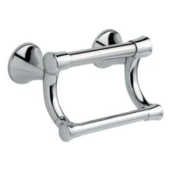 DELTA 5-In Wall Mount Chrome Tissue Paper Holder