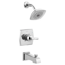 Delta Flynn 14 Series Single-Handle Bath And Shower Monitor - Chrome