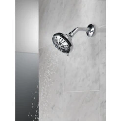 Delta Showerhead With 6 Spray Settings Chrome