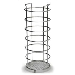 Moda At Home Stainless Steel Freestanding Floor Toilet Paper Holder