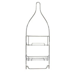 Moda At Home Chrome Two Shelf Shower Caddy