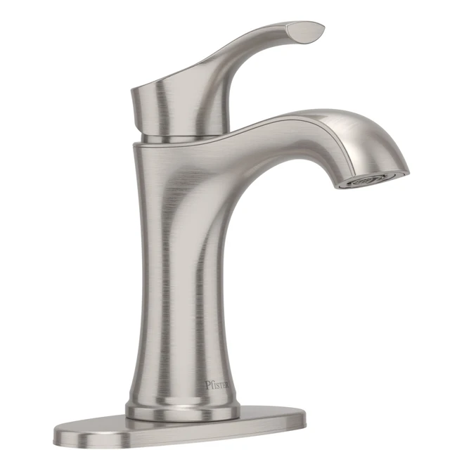Pfister Auden Single Control Bathroom 4-in Centre Set Faucet - Brushed Nickel - Image 5