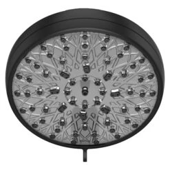 Pfister Hydrofuse Matte Black - 6-Settings Shower Head (1-Pack)