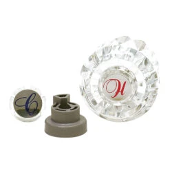 Master Plumber Faucet Handle - Valley II V7800 - Plastic - Clear