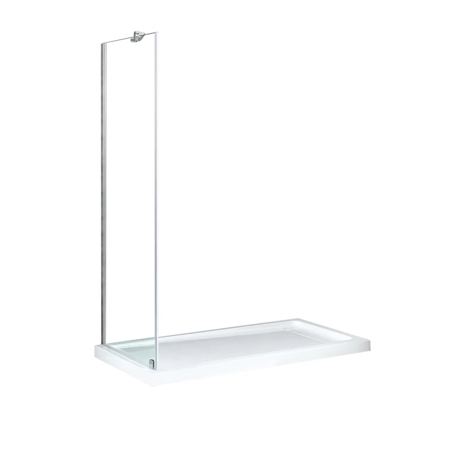Ove Decors 60-in X 36-in White Acrylic Shower Base With Hidden Drain