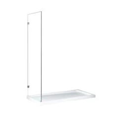 Ove Sydney 32-in Chrome Shower Side Panel