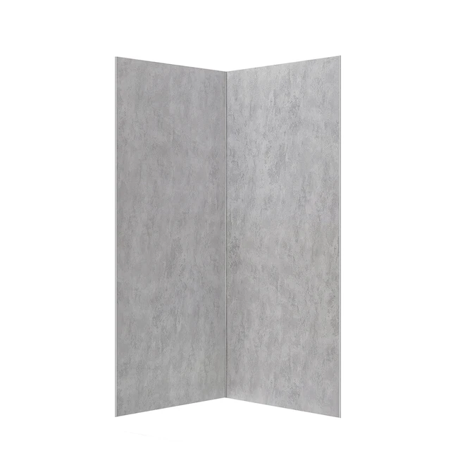 OVE Decors Lotus Shower Panels - 31-in X 80-in - SPC - Concrete