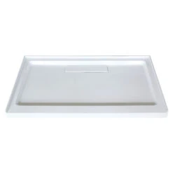 Salto Reversible Shower Base - Hidden Drain - 60-in X 32-in