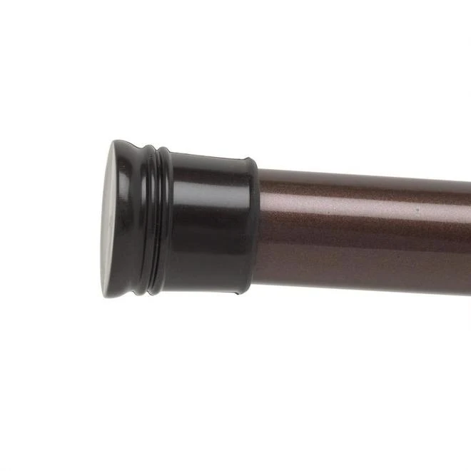 Style Selections 72-in Oil-Rubbed Bronze Zinc Adjustable Shower Rod