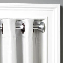 Zenna Home 88-in Finish Adjustable Shower Curtain Rod