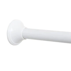 Zenna Home 54-in To 88-in Adjustable White Shower Rod