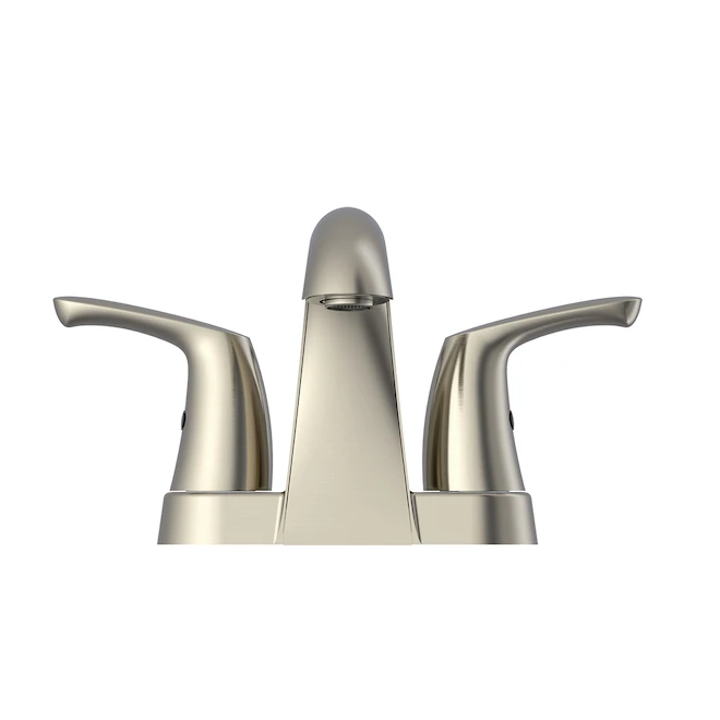 Project Source Mistry 2-Handle Bathroom Faucet With Aerator - Brushed Nickel - Image 5