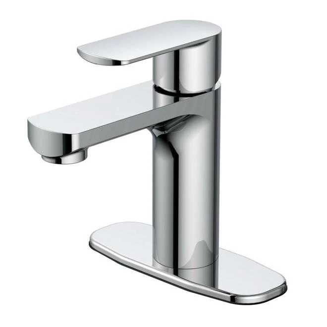 Allen + Roth Kameron 1-Handle Bathroom Faucet - Chrome - Image 4