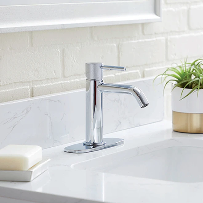 Allen + Roth Tally Single Handle Bathroom Faucet - Chrome - Image 3