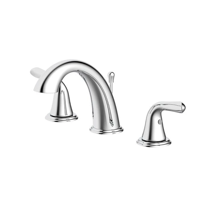 Project Source 2-Handle Bathroom Faucet With Drain - Chrome - Image 3