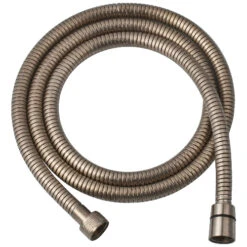 Uberhaus Design 59-in Brushed Nickel Elastic Shower Hose
