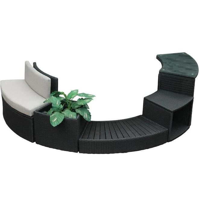 Canadian Spa Company Aluminum 72.0-in Hot Tub And Spa Steps