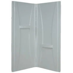 Uberhaus Boya Shower Wall - 31-in - Acrylic - White
