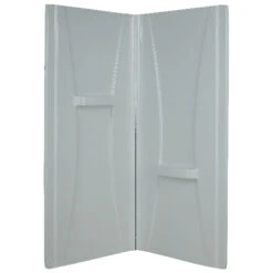 Uberhaus Boya Shower Wall - 34-in - Acrylic - White